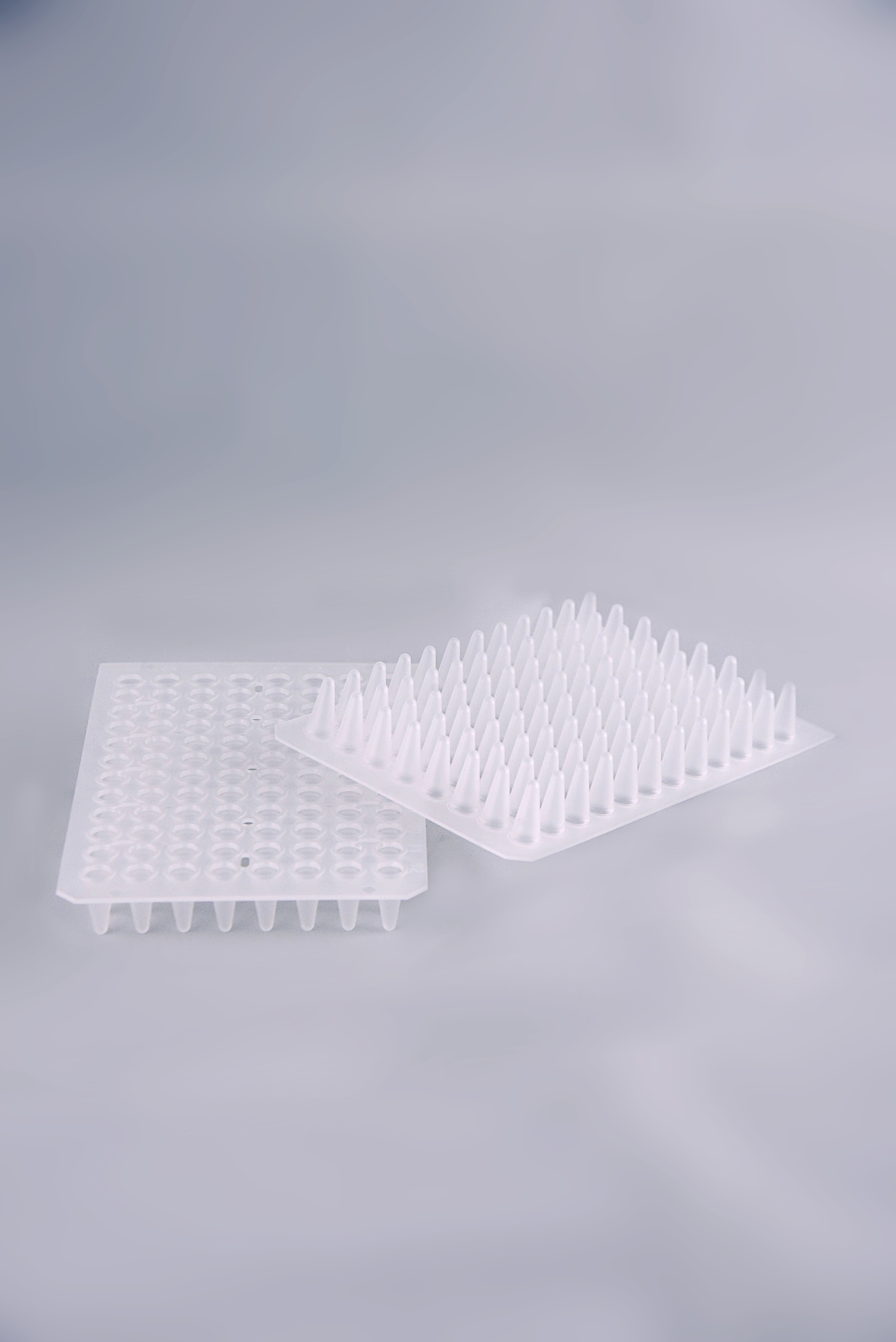 96*0.1ml PCR Plate(No-skirt),Clear
