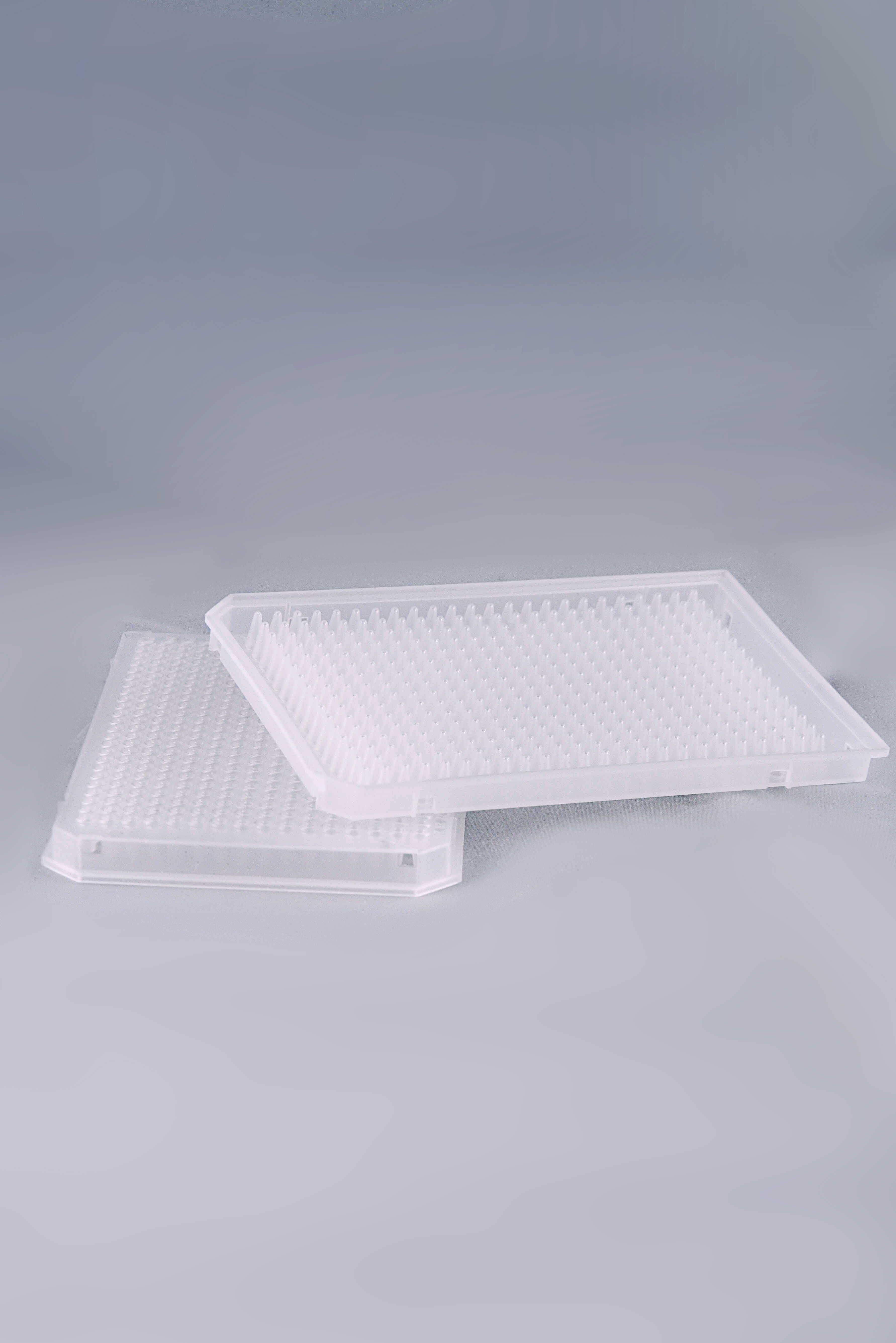 384 well PCR Micro-Plate(Half-skirt),Clear